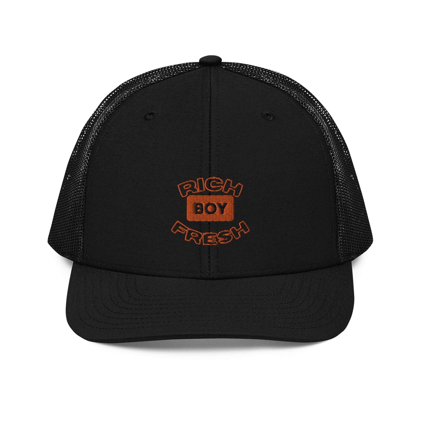 Black Orange And Blue Rich Boy Fresh Hat - Seth Society