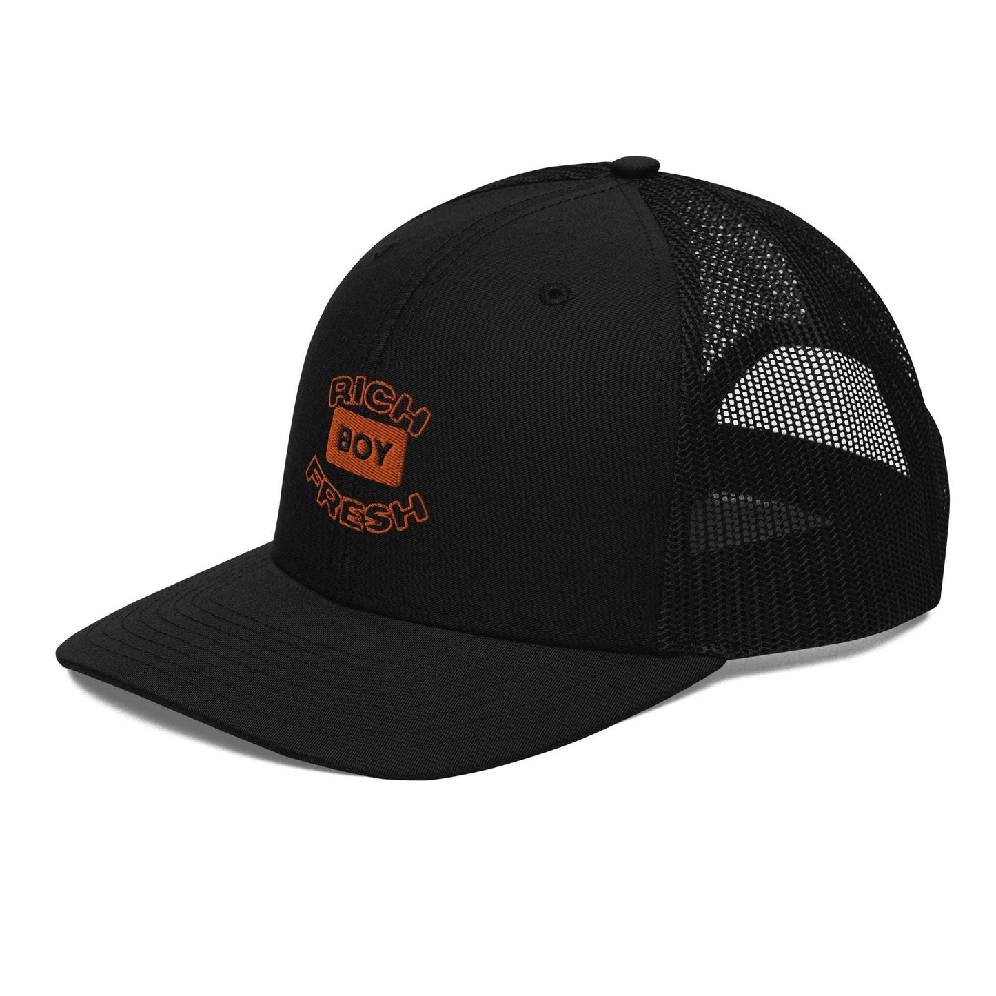 Black Orange And Blue Rich Boy Fresh Hat - Seth Society