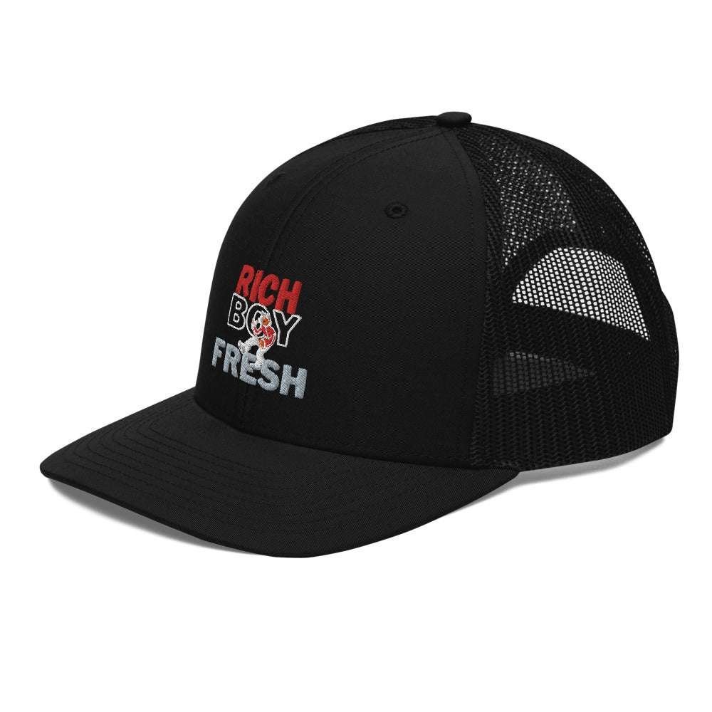 Black Rich Boy Fresh Trucker Swag Hat - Seth Society