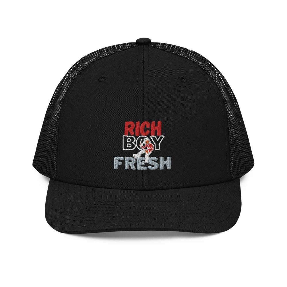 Black Rich Boy Fresh Trucker Swag Hat - Seth Society