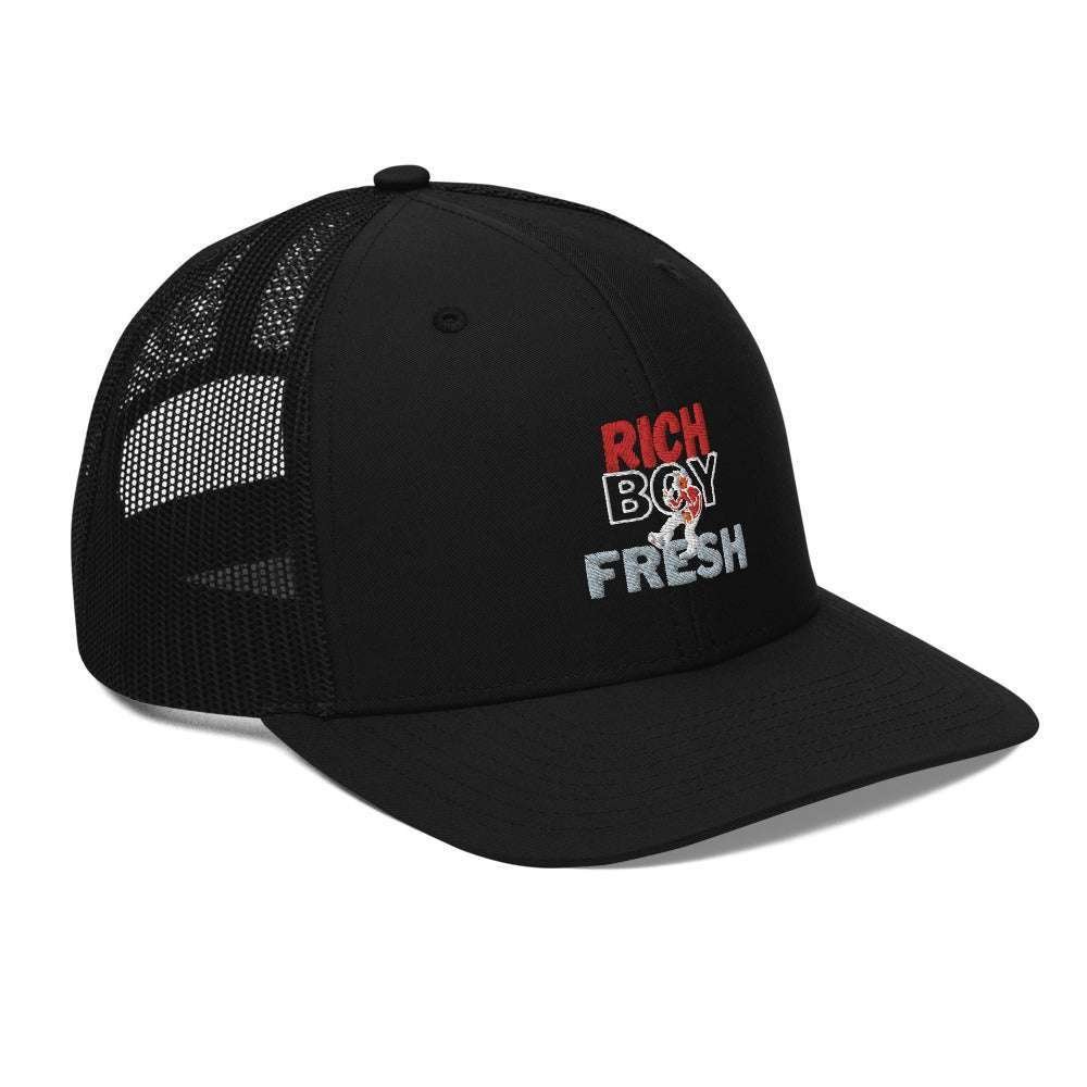 Black Rich Boy Fresh Trucker Swag Hat - Seth Society