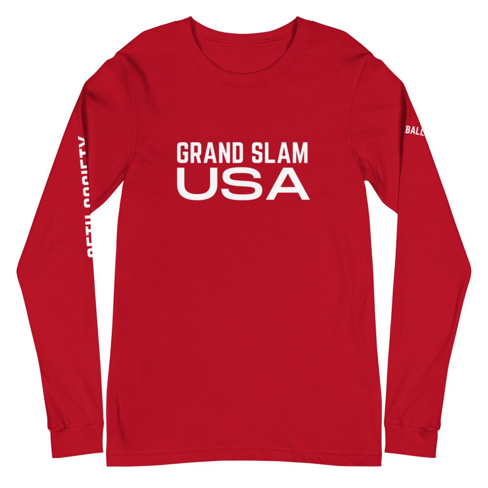 Grand Slam Long Sleeve Baseball Tee For Men - Seth Society