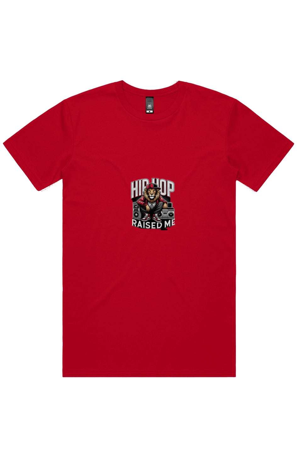 Hip Hop Raised Me - Red T-Shirt - Seth Society