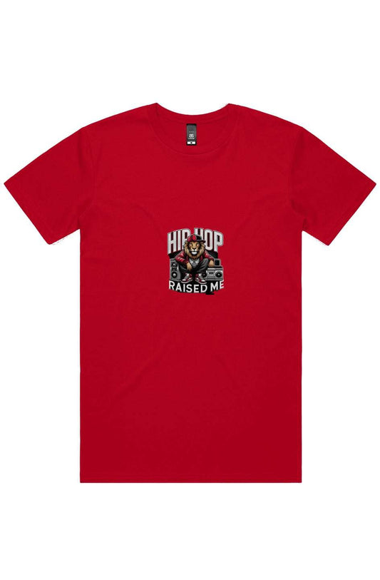 Hip Hop Raised Me - Red T-Shirt - Seth Society