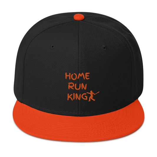 Home Run King Orange & Back Snapback Hat - Seth Society