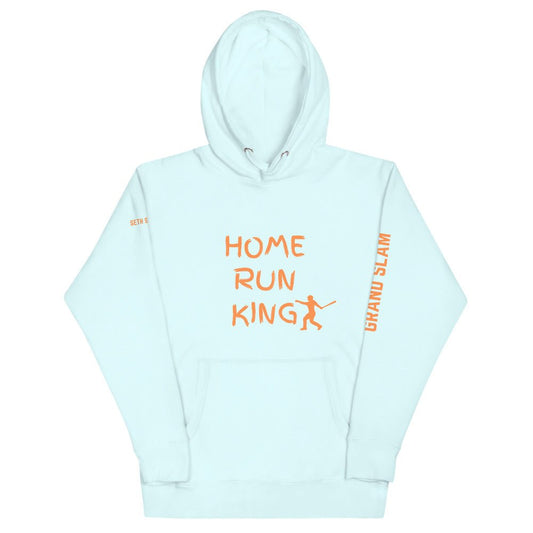 Home Run King Sky Blue & Orange Hoodie - Seth Society
