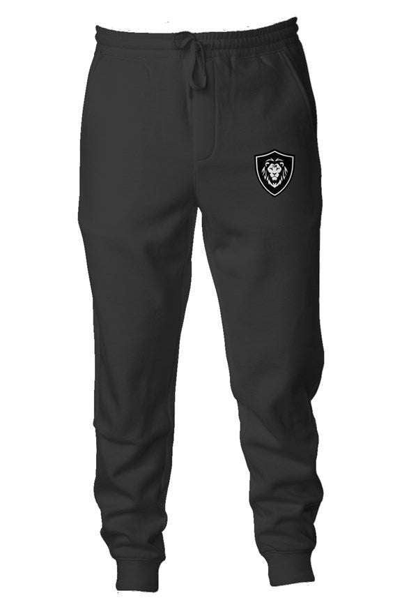 Lion Society Fleece Joggers - Black - Seth Society