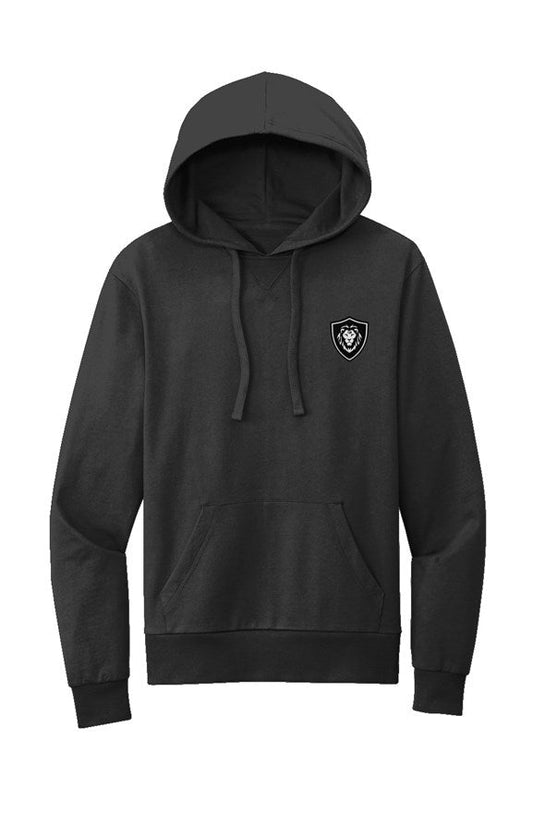 Lion Society Organic French Terry Pullover Hoodie - Deep Black - Seth Society