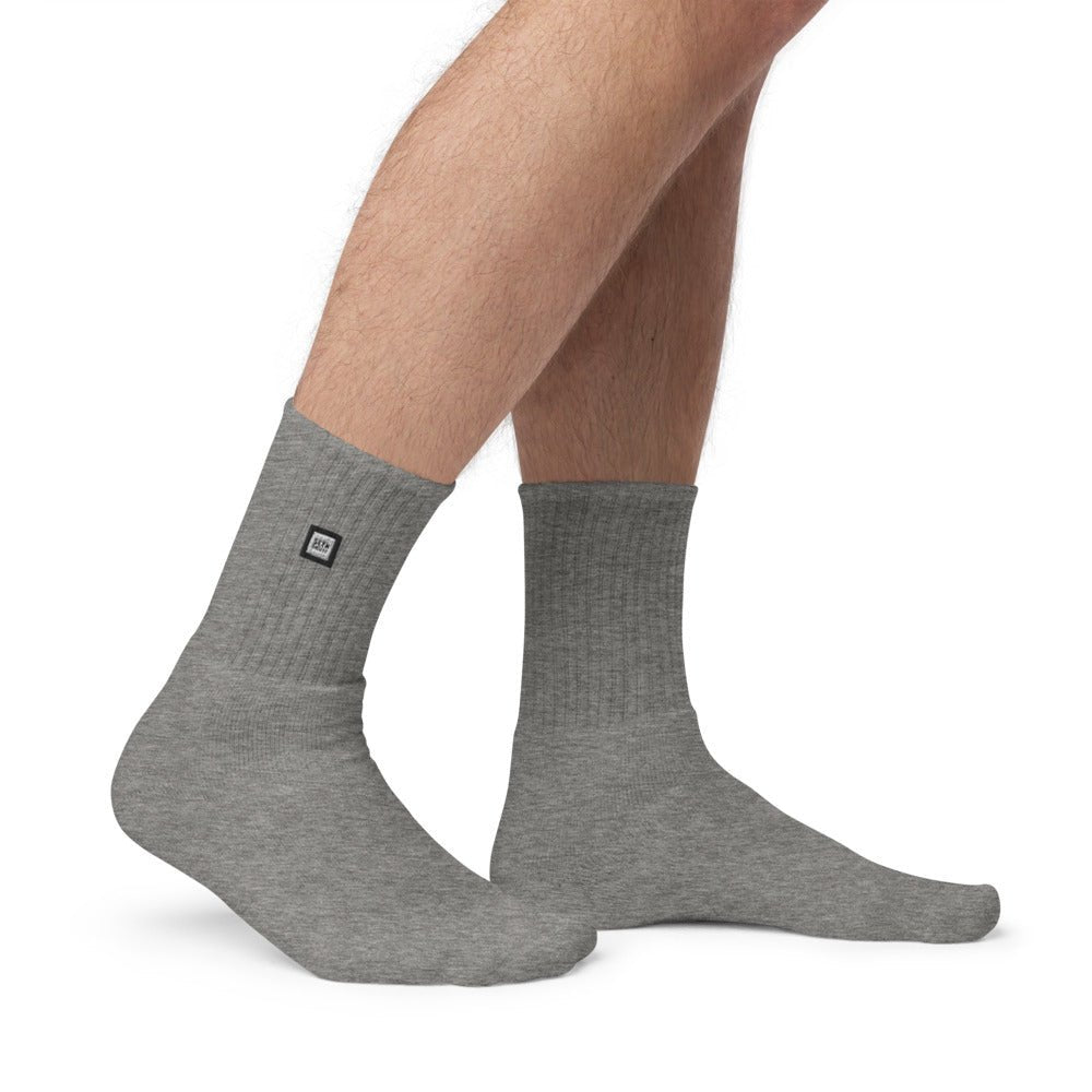 Long Sport Sock For Men And Women Embroidered socks, fashion, Men's apparel, my style - Seth Society