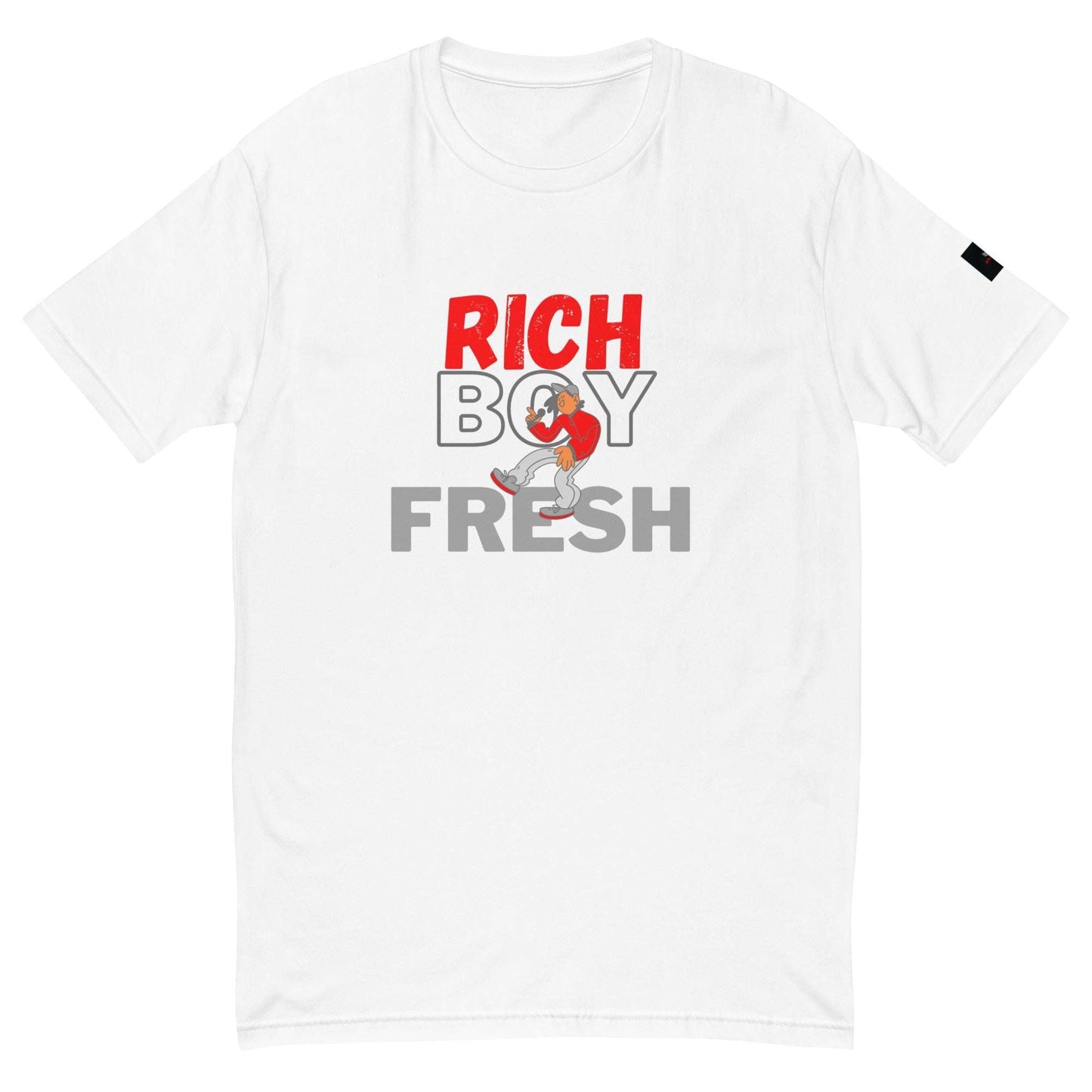 Men's Short Sleeve T-shirt With A Rich Boy Fresh Print, Men's Street Wear 2022 - Seth Society