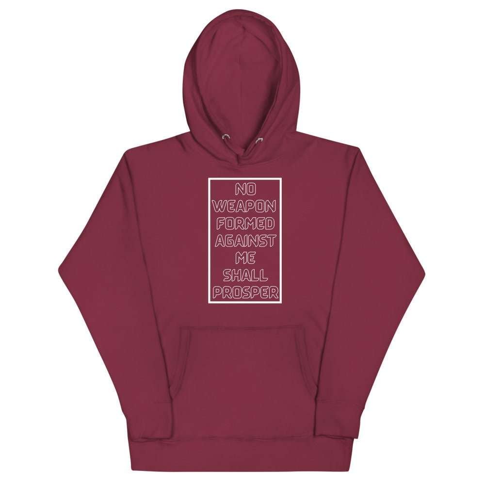 No Weapon Formed Against Me Shall Prosper Men's Hoodie - Seth Society