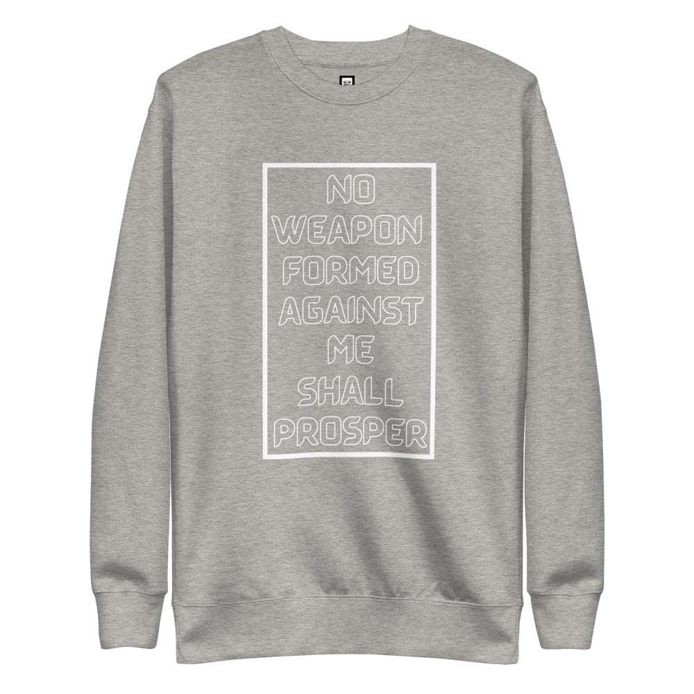 No Weapon Formed Against Me Shall Prosper Pullover Fleece - Seth Society