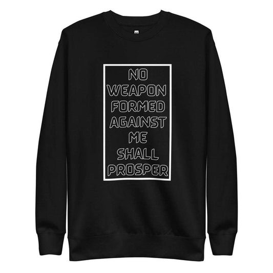 No Weapon Formed Against Me Shall Prosper Pullover Fleece - Seth Society