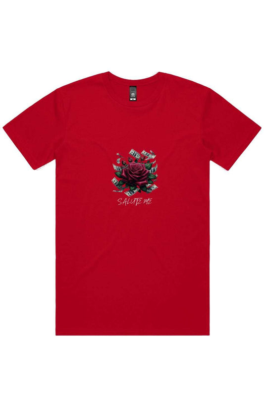 Salute Me Rose - Red T-shirt - Seth Society