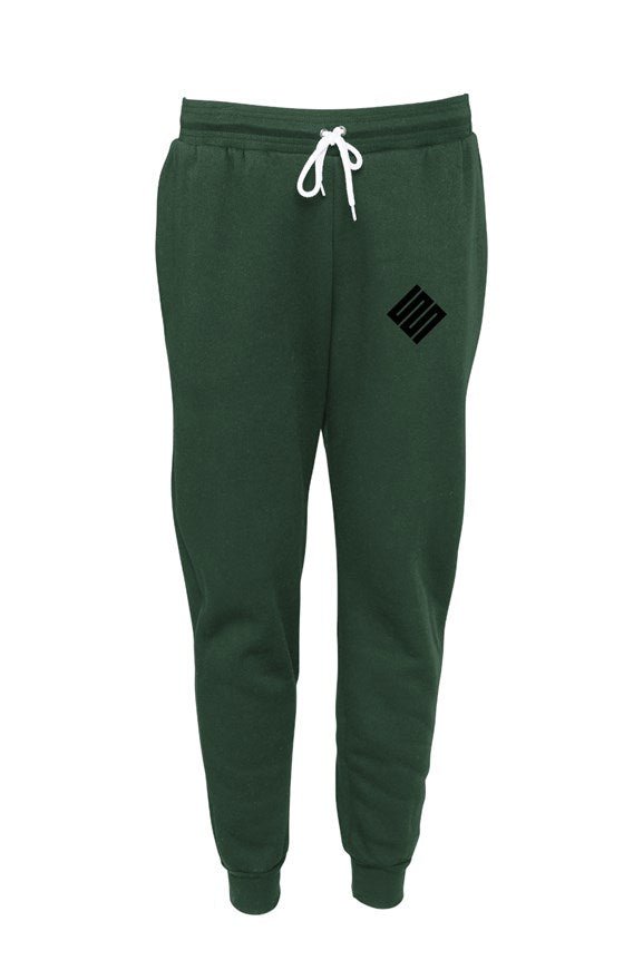 Seth Society Forest Green Unisex Joggers Black Logo - Seth Society