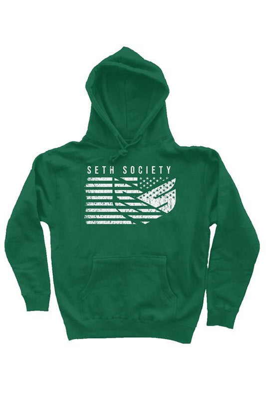 Seth Society money green heavyweight pullover hoodie - Seth Society