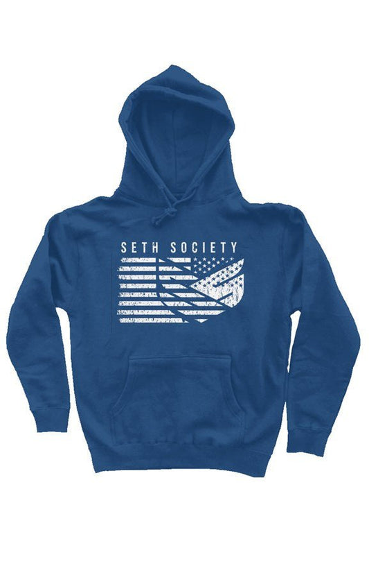 Seth Society pullover hoodie White Logo - Seth Society