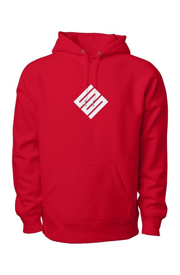 Seth Society Red Premium Hoodie White Logo - Seth Society