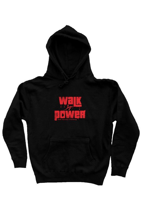 Seth Society WIP Collection Black Hoodie Red Print - Seth Society