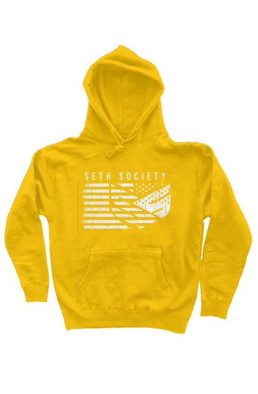 Seth Society yellow heavyweight pullover hoodie - Seth Society
