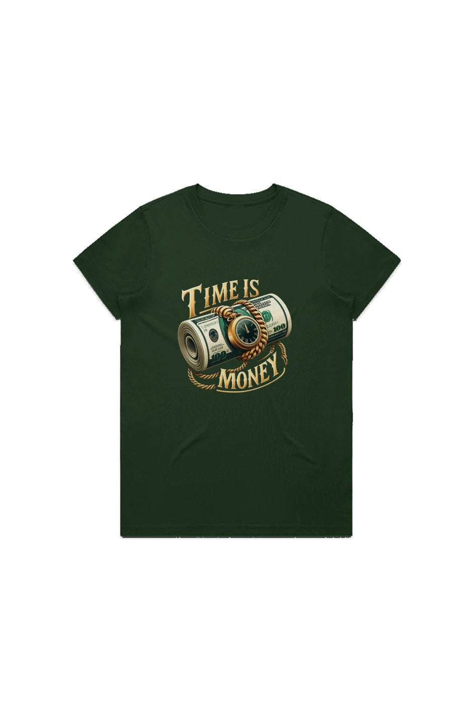 green time is money t-shirt by Seth Society Clothing