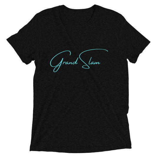 Turquoise & Black Short sleeve Grand Slam T-shirt - Seth Society
