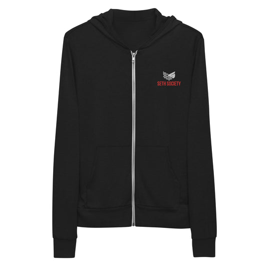 Unisex zip hoodie - Seth Society