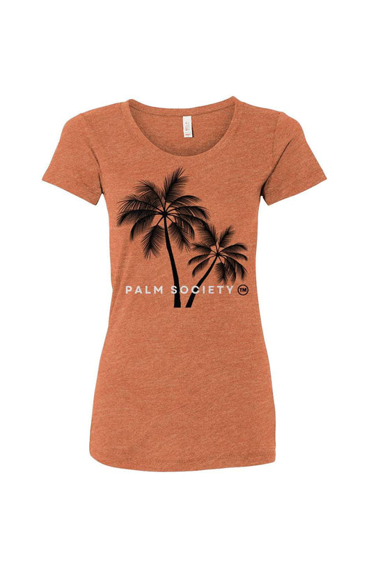 Women's Orange Triblend Tee - Seth Society inexpensive palm t-shirt