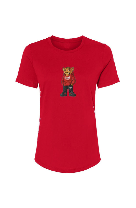 Women's Thread Head Lion Red T-shirt - Seth Society