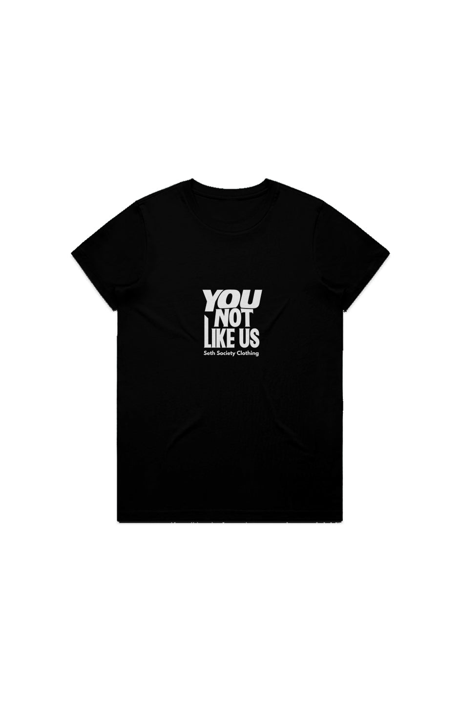 You Not Like Us Black T-Shirt - Seth Society